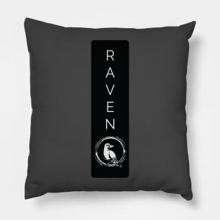 lucky  3rd eyed raven Pillow