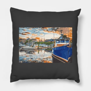 Falmouth Harbor, Cape Cod Pillow