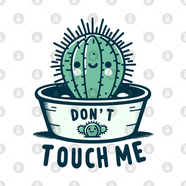 Prickly Persona - Humorous Cactus Pot by WEARWORLD