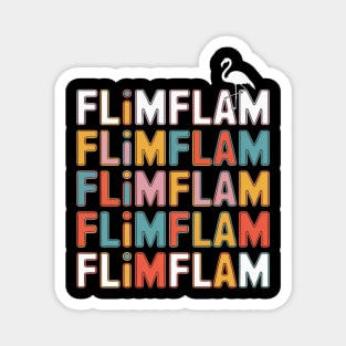 Flim Flam Funny Flamingo Magnet