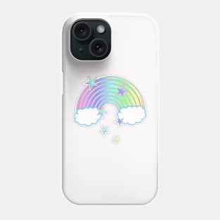 Rainbow Colors Clouds And Stars Phone Case