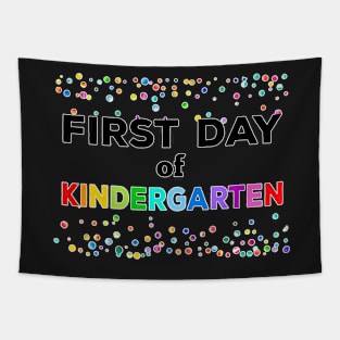 funny first day of school kindergarten Tapestry