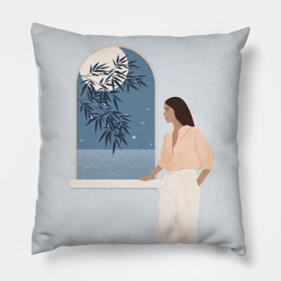 Hot Summer Night Pillow