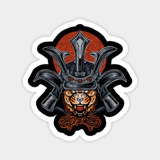 Samurai Tiger Magnet