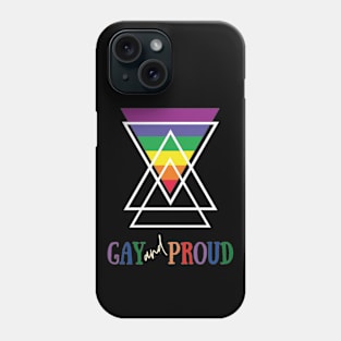 Gay and Proud- LGBTQ- Colors Phone Case