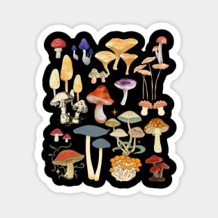 Vintage mushroom Magnet