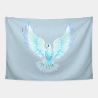 White dove ( dove of peace ) Tapestry