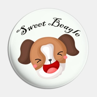 Sweet Beagle Pin