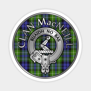 Clan MacNeil of Gigha Crest & Tartan Magnet