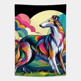 Beatuiful borzoi. I love borzois. Tapestry