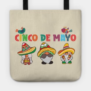 cinco de mayo gnomies Tote