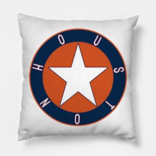 Houston Flag Decal Pillow