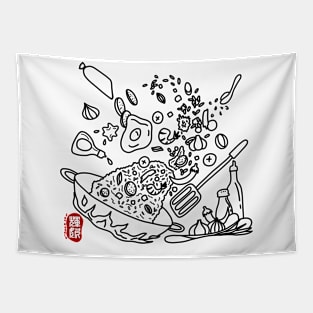 fried rice Tapestry