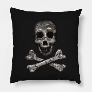 Poison Skull and Crossbones | Cherie's Art(c)2020 Pillow