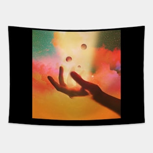 Cosmic hand Tapestry