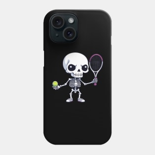 Halloween Tennis Skeleton Phone Case