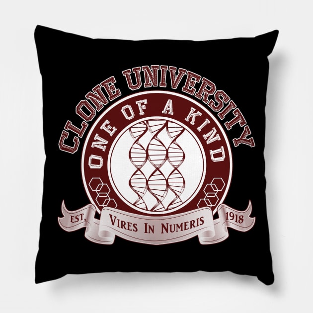 Clone Uni Pillow by aliciahasthephonebox