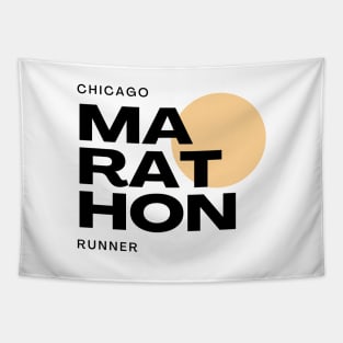 Chicago Marathon Runner - Chicago Marathon Tapestry
