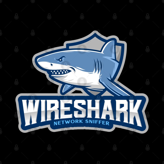 Cyber Security - Wireshark Network Sniffer by Cyber Club Tees