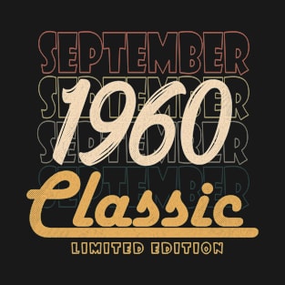 september 1960 birthday T-Shirt