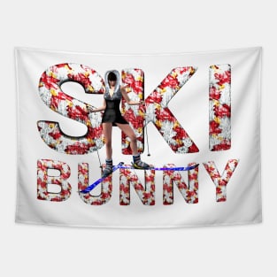 Ski Bunny Tapestry