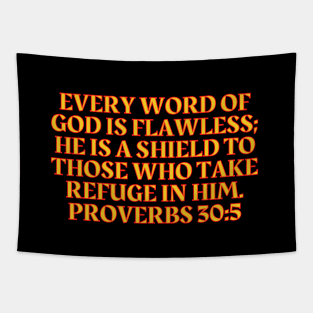 Bible Verse Proverbs 30:5 Tapestry