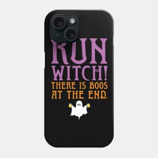 Halloween Workout Tank - Run Witch! Phone Case