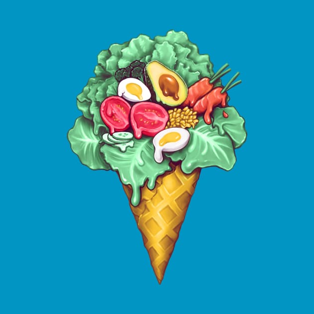 Ice Cream Salad by c0y0te7