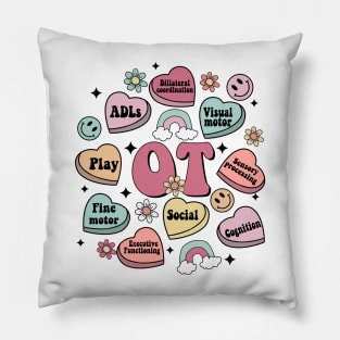 OT Candy Heart, Occupational Therapy Valentine's Day Pillow