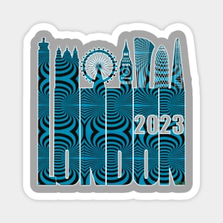 London Skyline 2023 - Optical Wormhole Magnet