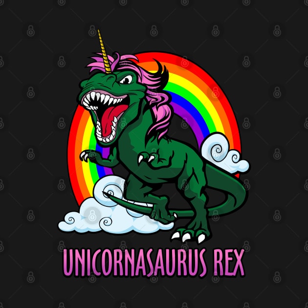 Unicornasaurus Rex by DavesTees