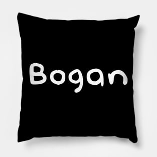 Handwritten Bogan Pillow