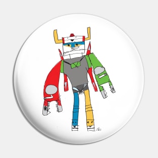 VOLTRON by The Supernatural Bear Pin