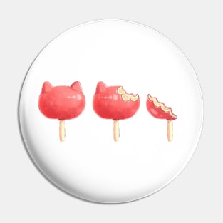 Kitty Candy Apple Pin