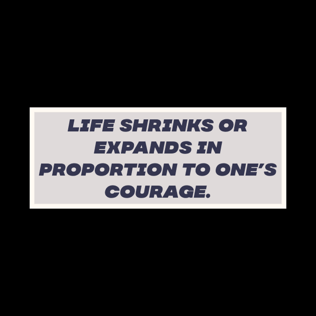 Life Shrinks by Motivational.quote.store