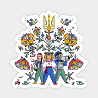 People of Ukraine Magnet