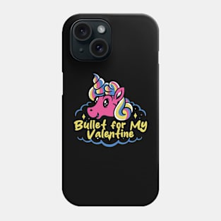 bullet and unicorn Phone Case