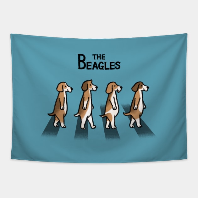 The Beagles Tapestry by drawforpun