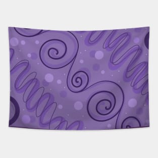 Stylish Funky Purple Design Tapestry