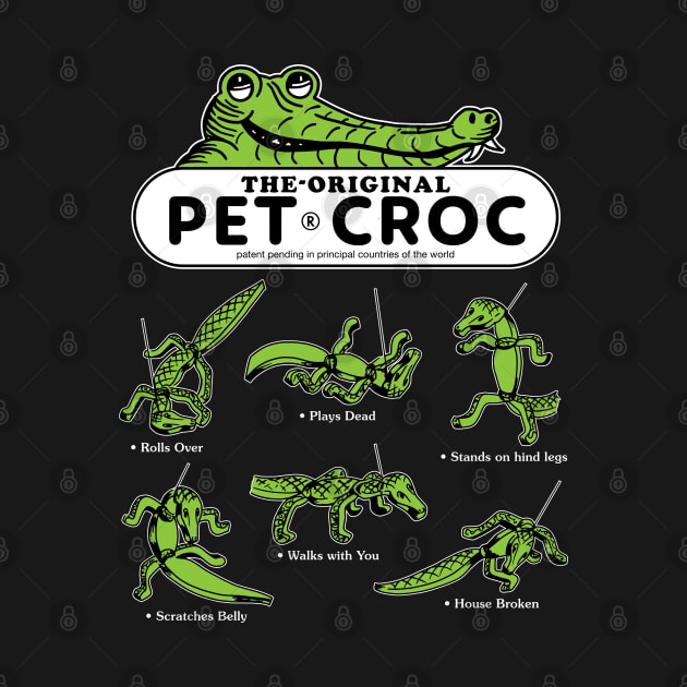 Pet Croc - Walking Foam Toy - Dark by Chewbaccadoll