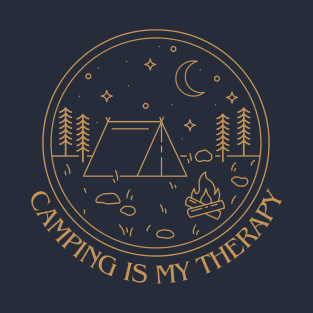 camping is my therapy T-Shirt