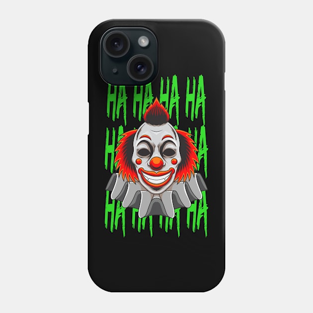 Halloween Clown 1.5 - Ha Ha Ha Phone Case by Harrisaputra