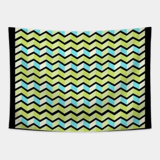 Pattern waves edgy Tapestry