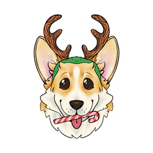 Christmas Corgi Dog T-Shirt