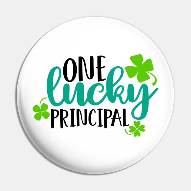 One Lucky Principal Pin by Coral Graphics