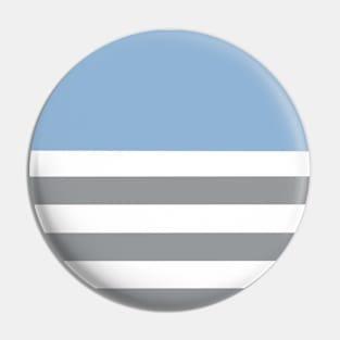 Light blue with grey stripe pattern Pin