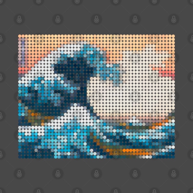 Great Wave Mosaic by robotface