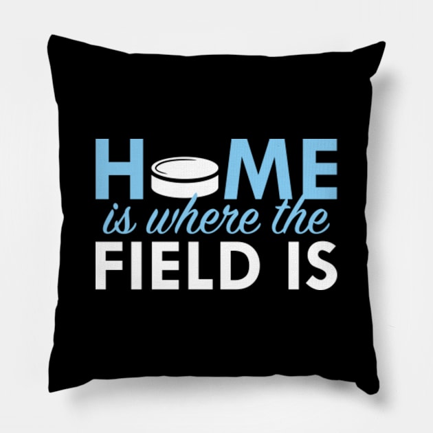 Home Is Where The Field Is Pillow by VectorPlanet