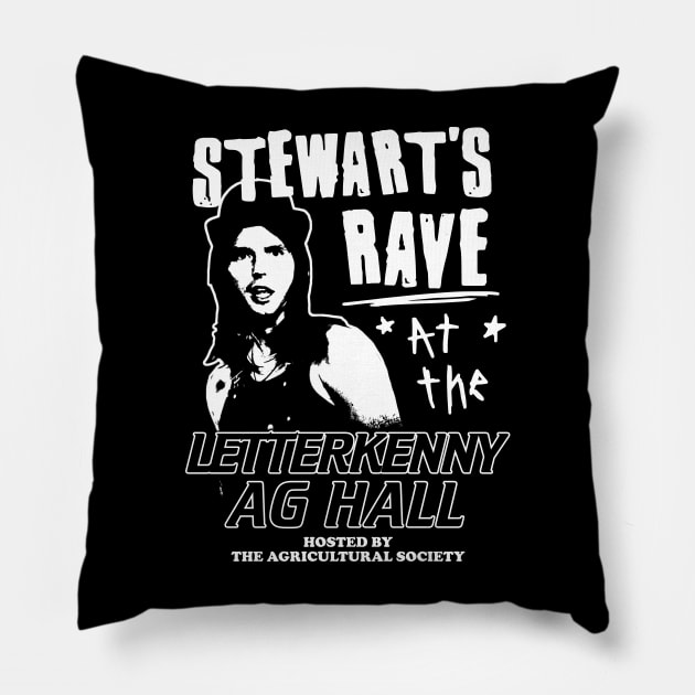 Letterkenny Stewart s Rave Pillow by Mendozab Angelob