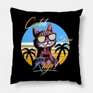 CATch Some Rays! Pillow